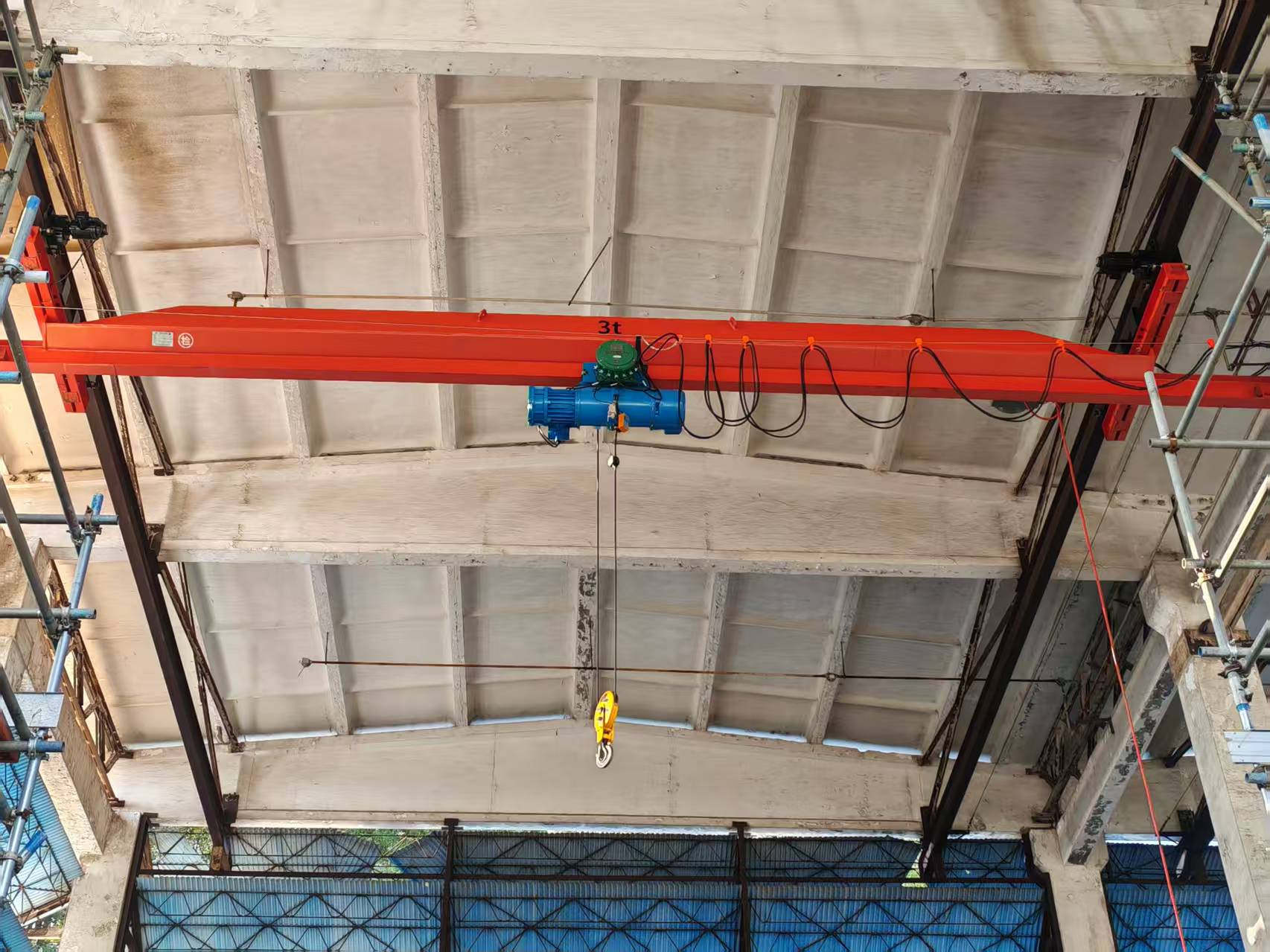 岳陽單梁懸掛防爆起重機